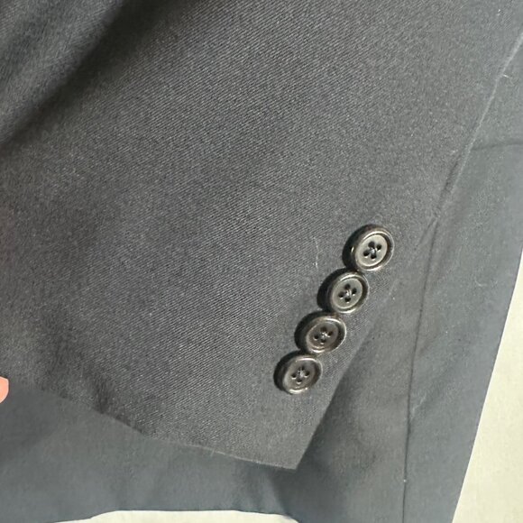 Hickey Freeman Collection Wool-Cashmere Black Blazer – 48 Regular - Picture 4 of 5